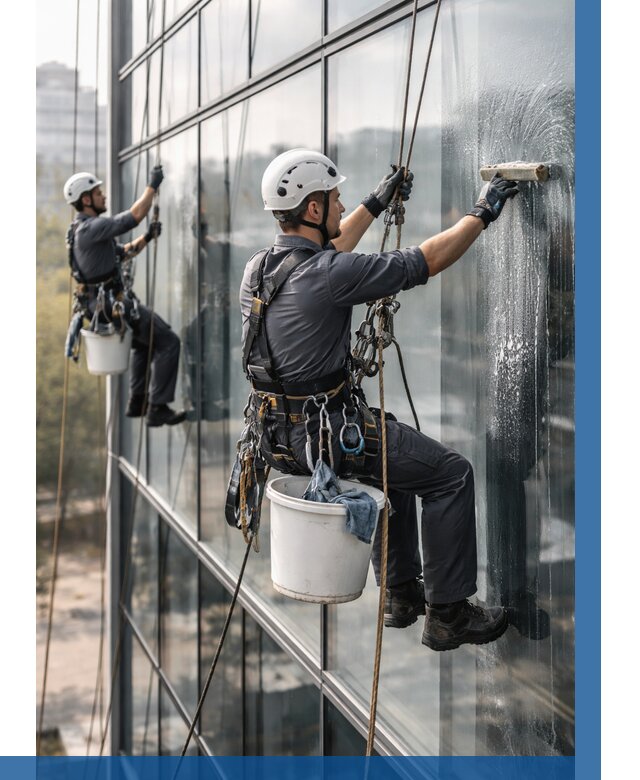 Мойка сплошного остекления в Лесозаводске, заказать от 310 р.| ВЫСОТНИК-Лсз