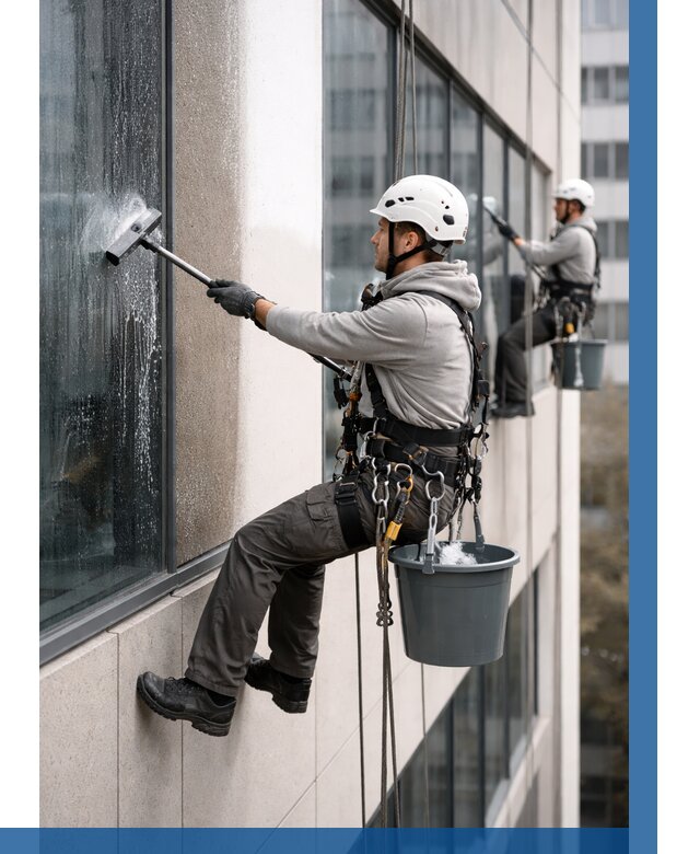 Мойка фасадов зданий в Лесозаводске под ключ от 362 р. | ВЫСОТНИК-Лсз