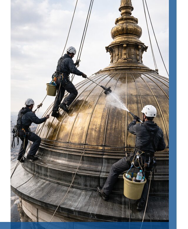 Мойка куполов и шпилей в Лесозаводске от 8270 р. - заказать | ВЫСОТНИК-Лсз