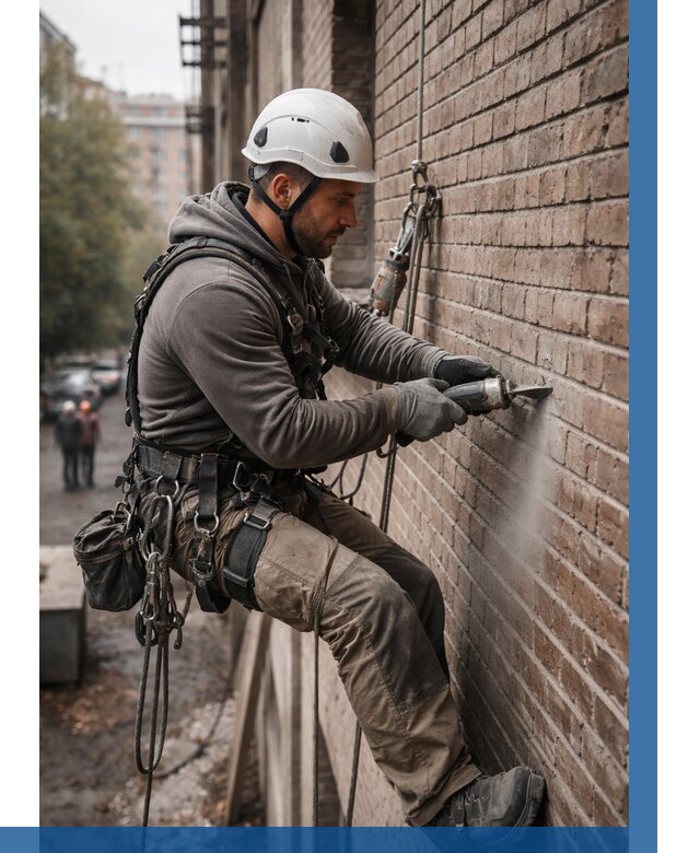 Расшивка кирпичных швов в Лесозаводске от 620 р. | ВЫСОТНИК-Лсз