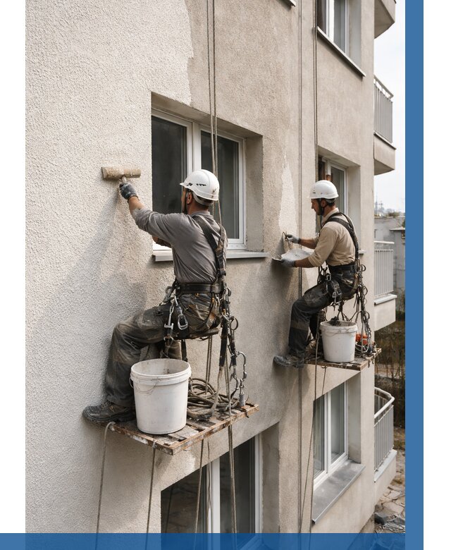 Нанесение короеда на фасад в Лесозаводске от 465 р. | ВЫСОТНИК-Лсз