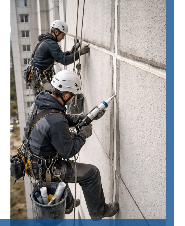 Герметизация межпанельных швов в Лесозаводске от 724 р. | ВЫСОТНИК-Лсз