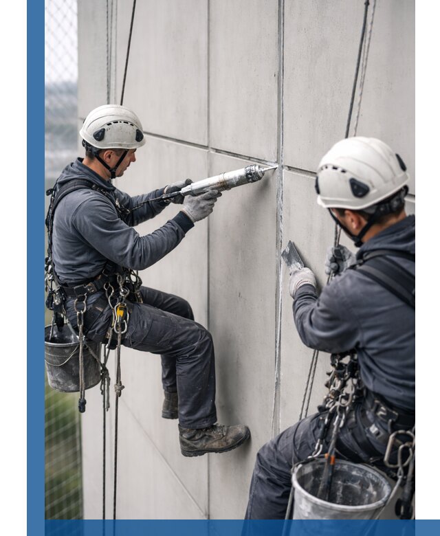 Первичная герметизация швов фасадов и кровель в Лесозаводске