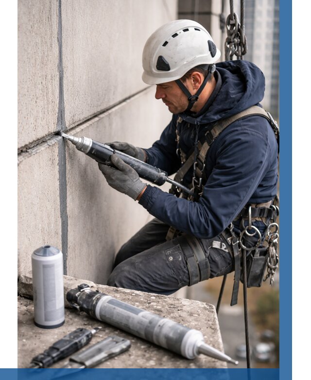 Вторичная герметизация швов в Лесозаводске от 465 р. | ВЫСОТНИК-Лсз