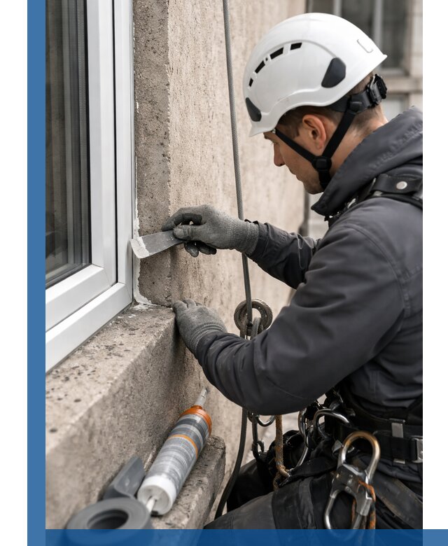 Герметизация монтажных швов окон в Лесозаводске с гарантией качества