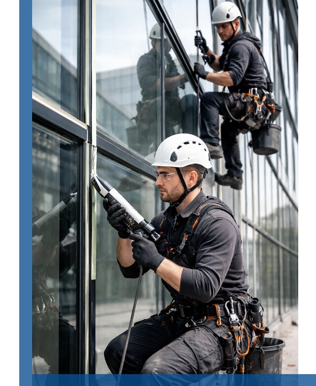 Герметизация витражных швов в Лесозаводске для зданий и фасадов