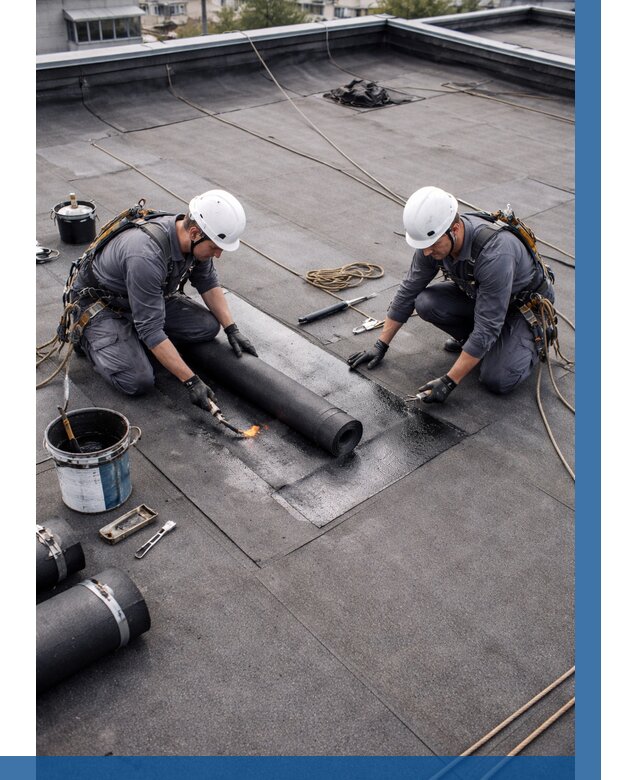 Ремонт мягкой кровли под ключ в Лесозаводске от 724 р. | ВЫСОТНИК-Лсз