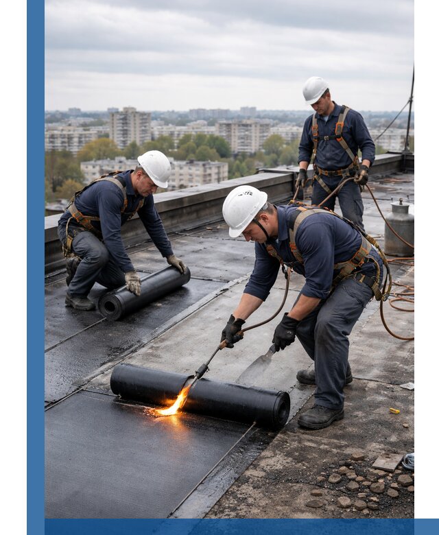 Ремонт наплавляемой кровли в Лесозаводске качественно и надежно