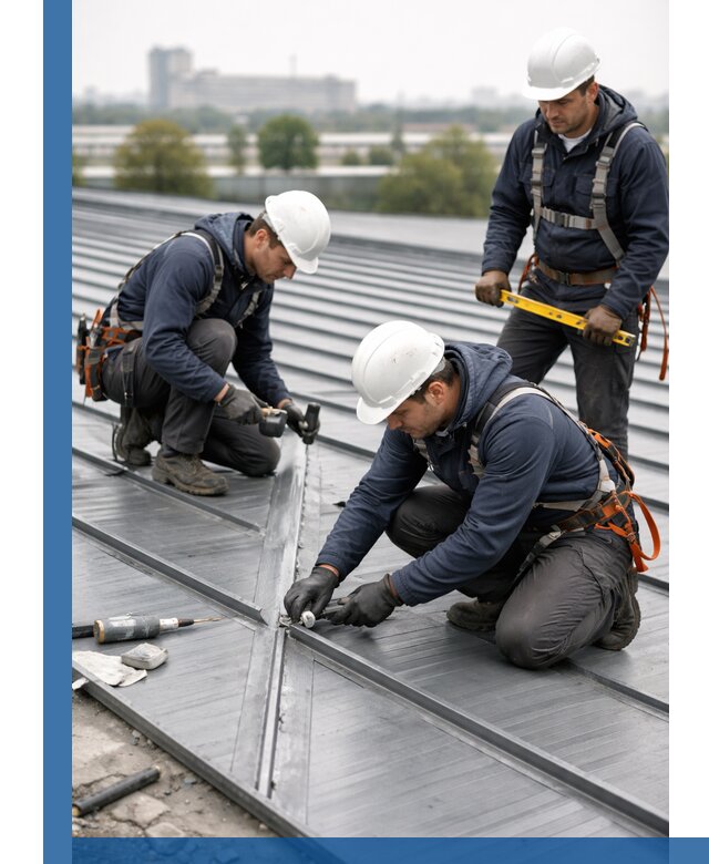 Ремонт фальцевой кровли в Лесозаводске срочно и качественно