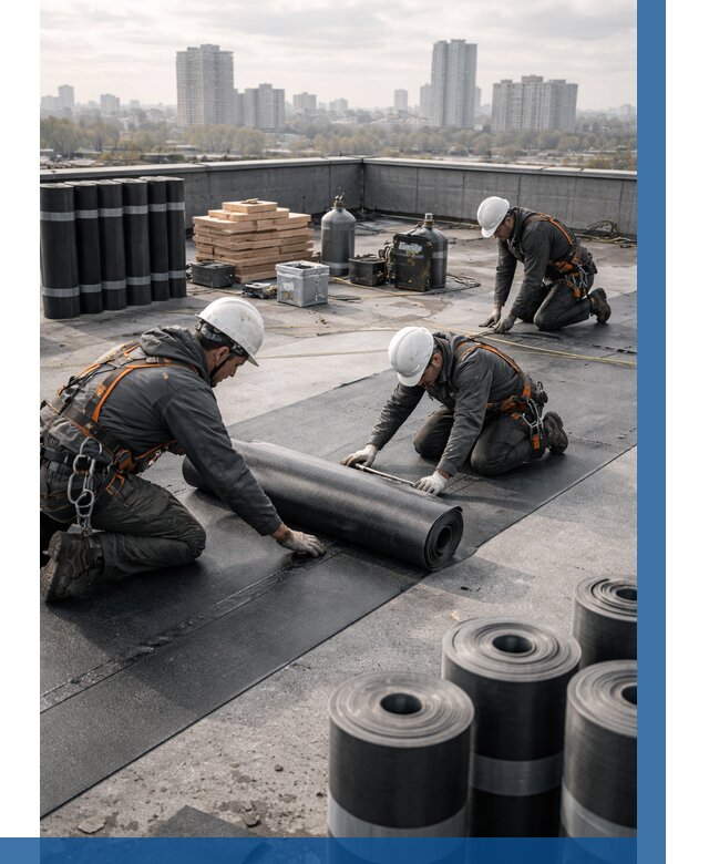 Монтаж мягкой кровли под ключ в Лесозаводске от 465 р. | ВЫСОТНИК-Лсз