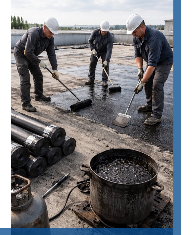 Гидроизоляция кровли мастикой в Лесозаводске от 620 р. | ВЫСОТНИК-Лсз