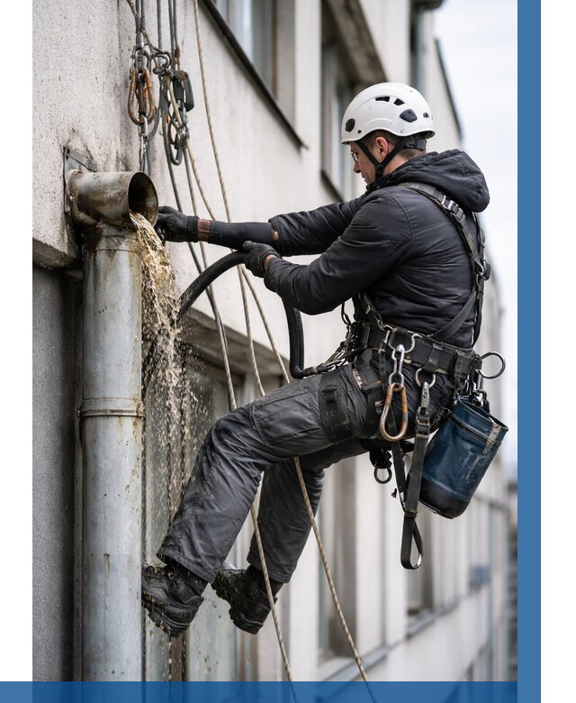 Прочистка водосточных труб в Лесозаводске от 3618 р. | ВЫСОТНИК-Лсз