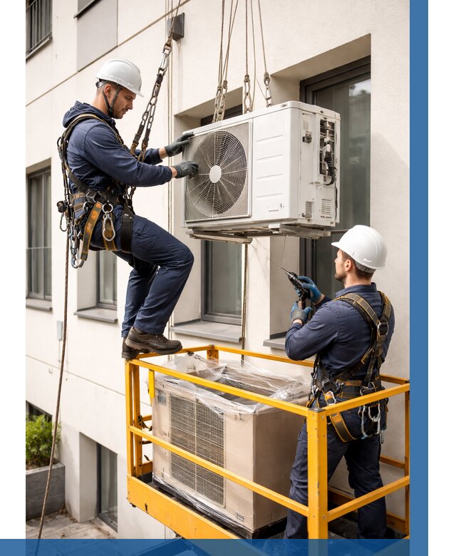 Демонтаж внешнего блока кондиционера в Лесозаводске от 3618 р. | ВЫСОТНИК-Лсз