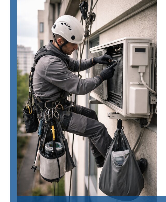 Обслуживание внешнего блока кондиционера в Лесозаводске профессионально