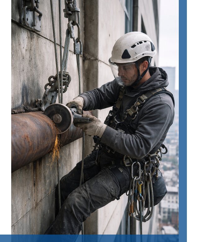 Резка металла на высоте в Лесозаводске по цене от 4652 р. | ВЫСОТНИК-Лсз