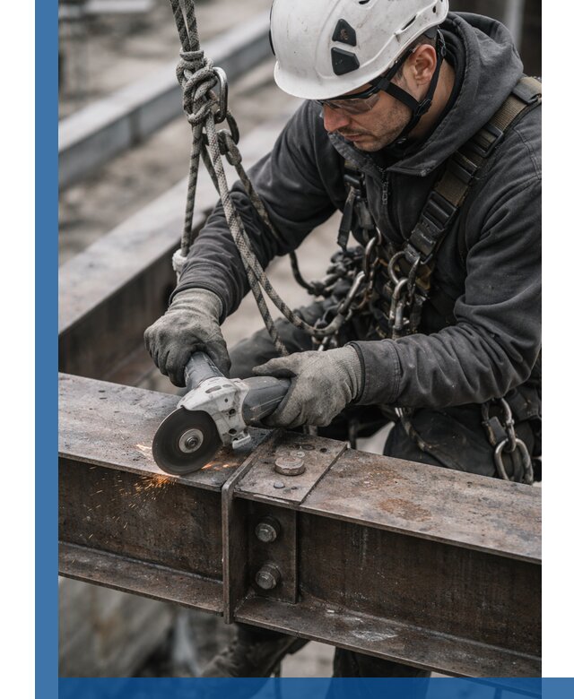 Резка металла на высоте в Лесозаводске для зданий и конструкций