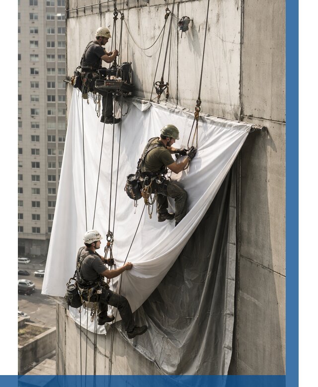 Замена баннерного полотна в Лесозаводске от 6720 р. | ВЫСОТНИК-Лсз—заказать