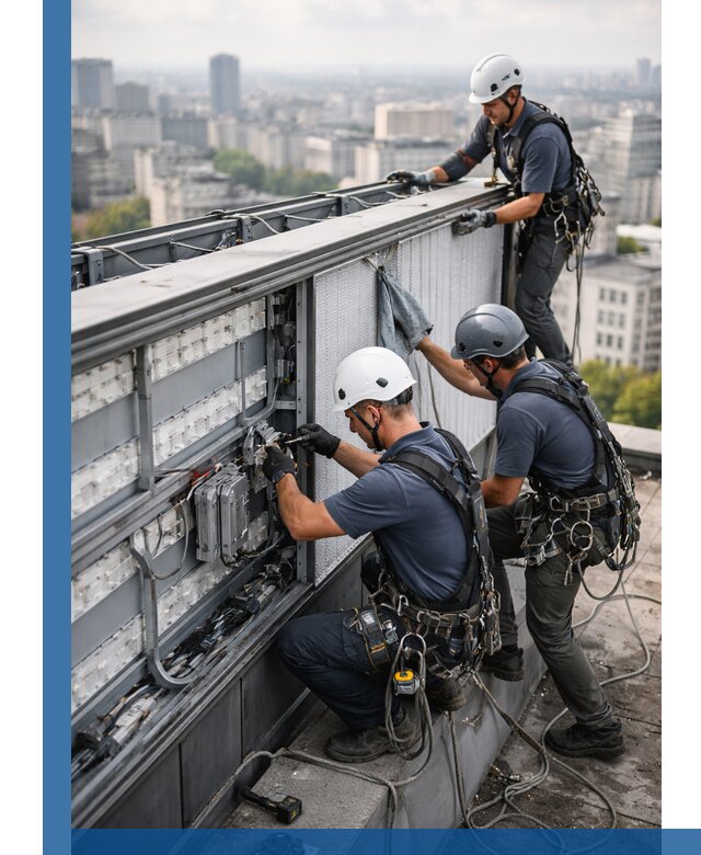 Профессиональное обслуживание крышной рекламы в Лесозаводске под ключ