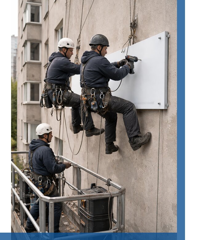 Монтаж табличек и указателей в Лесозаводске от 3618 р. | ВЫСОТНИК-Лсз