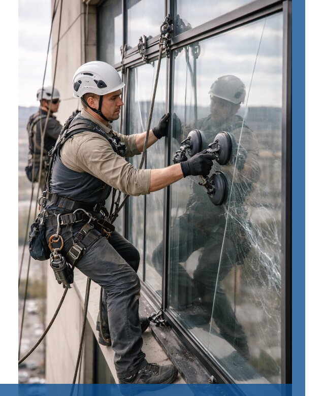 Замена стекла в витраже в Лесозаводске под ключ от 8787 р. | ВЫСОТНИК-Лсз