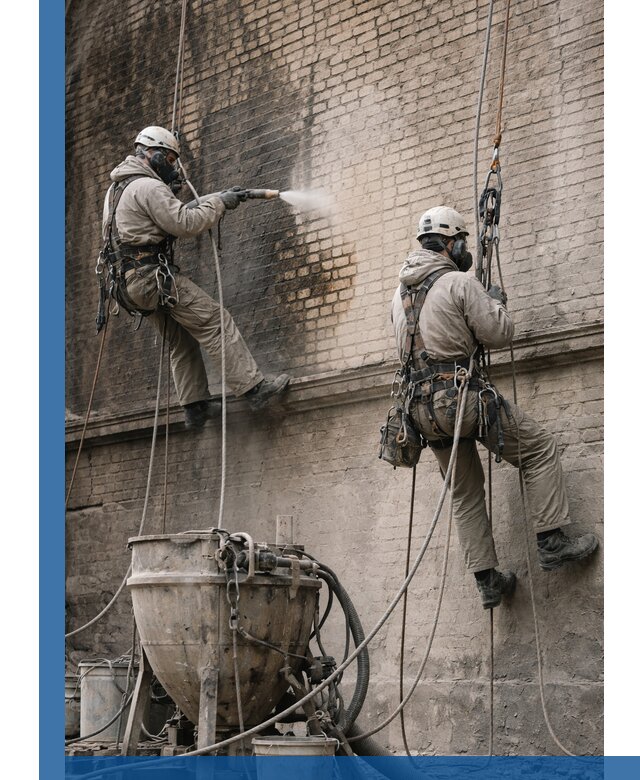 Пескоструйная очистка фасадов в Лесозаводске профессионально