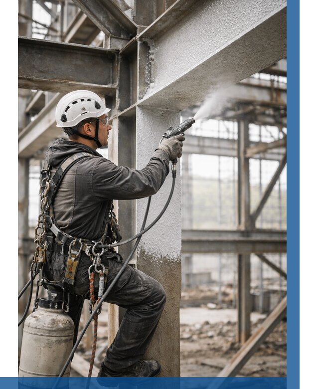 Огнезащита металлоконструкций от 775 р. | ВЫСОТНИК-Лсз в Лесозаводске