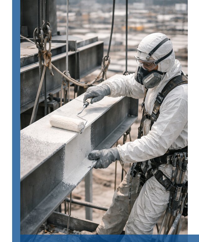 Профессиональная огнезащитная обработка металлоконструкций в Лесозаводске