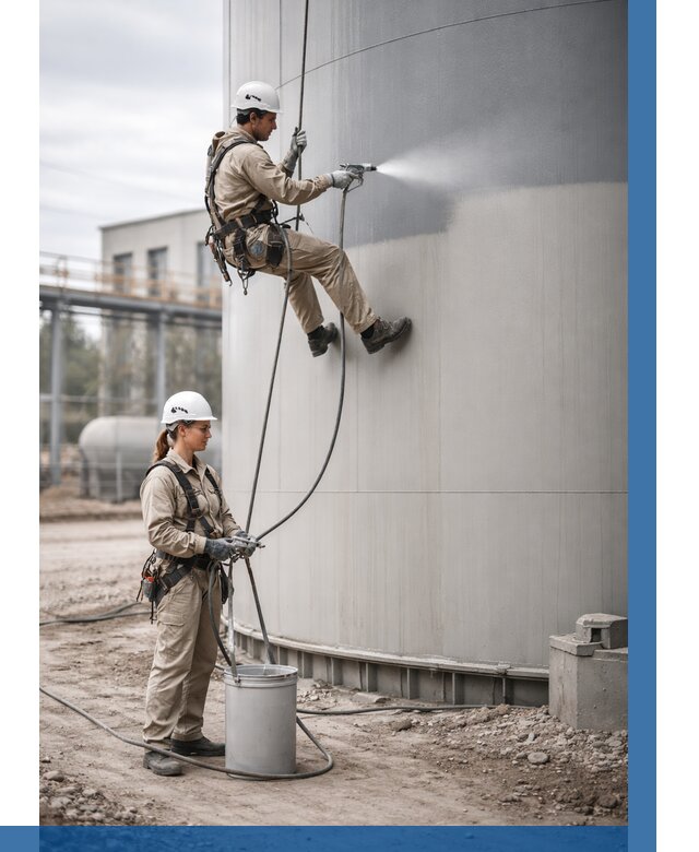 Покраска резервуаров в Лесозаводске от 1241 р. | ВЫСОТНИК-Лсз — заказать