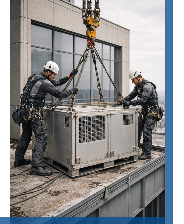 Такелажные работы на высоте в Лесозаводске от 8270 р. | ВЫСОТНИК-Лсз