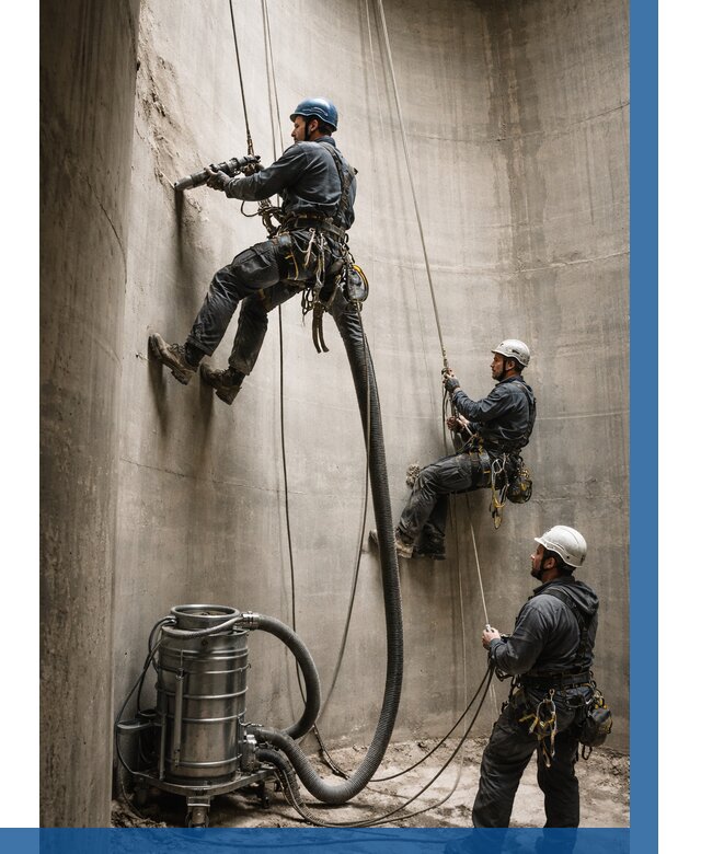 Зачистка силосов в Лесозаводске от 4652 р. Договор и смета ВЫСОТНИК-Лсз