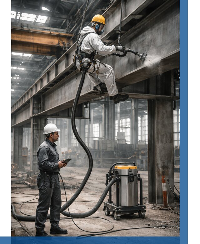 Обеспыливание конструкций в цехе в Лесозаводске от 4342 р. | ВЫСОТНИК-Лсз