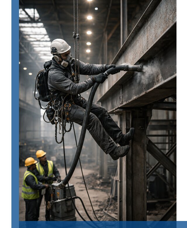 Обеспыливание конструкций в цехах промышленного производства в Лесозаводске