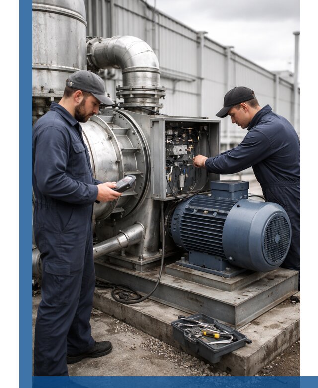 Техническое обслуживание промышленного оборудования в Лесозаводске