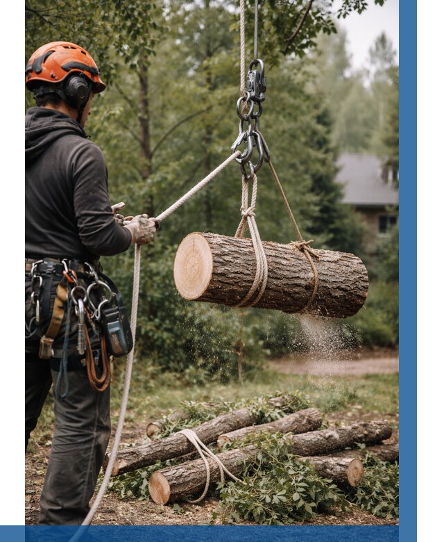 Валка деревьев частями в Лесозаводске от 7754 р. | ВЫСОТНИК-Лсз