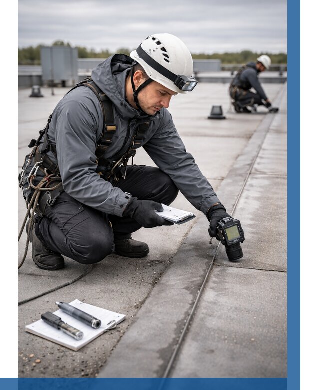 Обследование кровли на протечки в Лесозаводске от 4652 р. | ВЫСОТНИК-Лсз