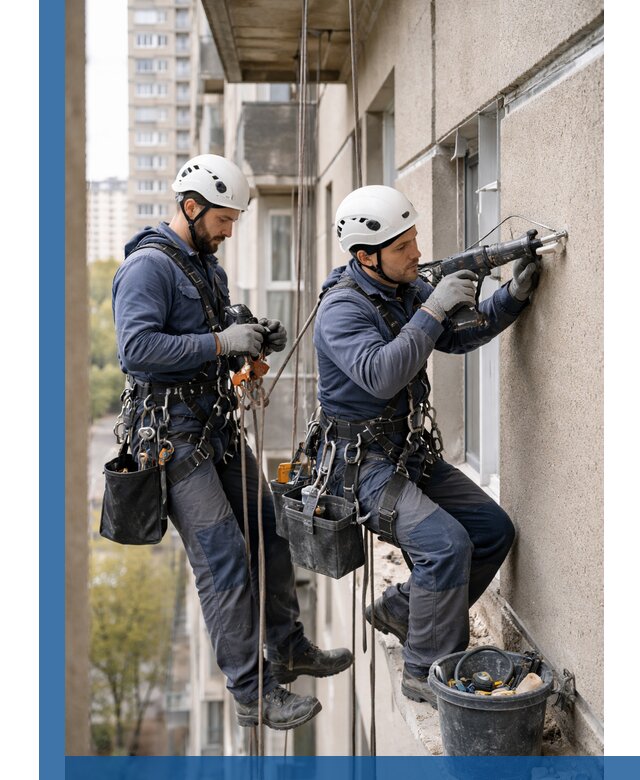 Промышленные альпинисты высотные работы и монтаж в Лесозаводске